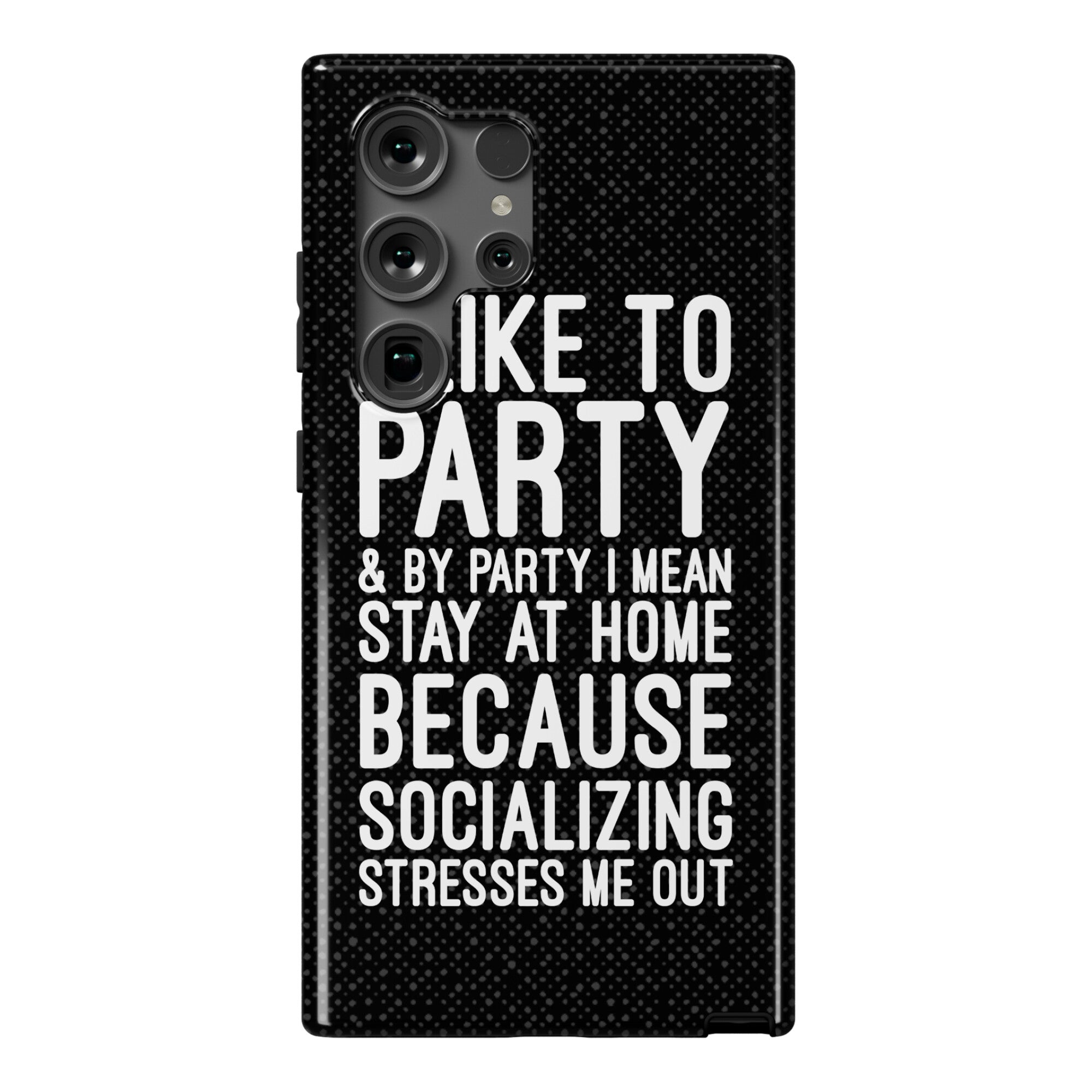 Socializing Stresses Me Out Phone Case